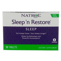 Фотография - Здоровий сон Sleep 'n Restore Natrol 20 таблеток