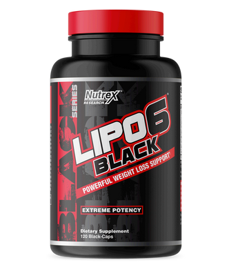 Фотография - Жироспалювач Lipo-6 Black Powerfull Weight Loss Support Extreme Potency Nutrex Research 120 капсул