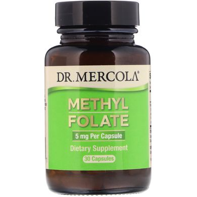 Фотография - Витамин В9 Фолат Folate Dr. Mercola 5 мг 30 капсул