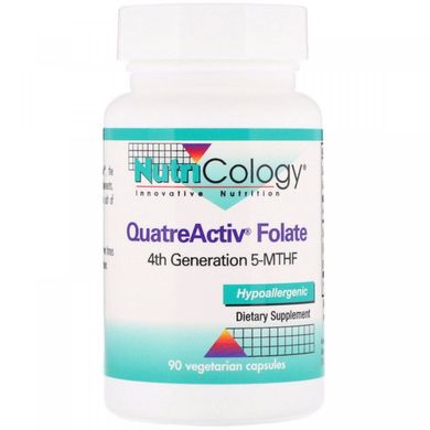 Фотография - Витамин В9 Фолат 5-MTHF QuatreActiv Folate Nutricology 90 капсул