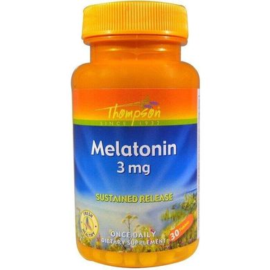 Фотография - Мелатонин Melatonin Thompson 3 мг 30 таблеток