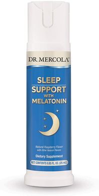 Фотография - Формула сна мелатонин Sleep Support with Melatonin Dr. Mercola малина 25 мл