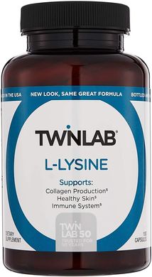L- лизин L-Lysine Twinlab 500 мг 100 капсул