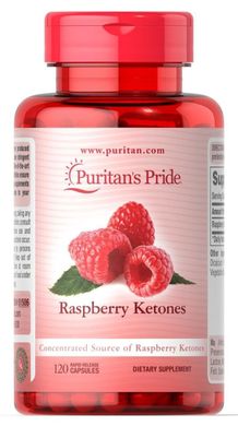 Фотография - Кетоны малины Raspberry Ketones Puritan's Pride 100 мг 120 капсул