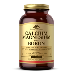 Кальцій магній + бор Calcium Magnesium Plus Boron Solgar 250 таблеток