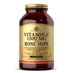 Фотография - Витамин С с шиповником Vitamin C With Rose Hips Solgar 1500 мг 180 таблеток