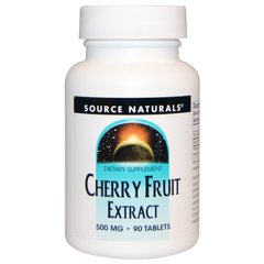 Екстракт вишні Cherry Fruit Source Naturals 500 мг 90 таблеток