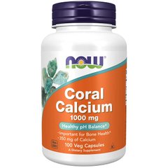 Коралловый кальций Coral Calcium Now Foods 1000 мг 100 капсул