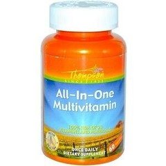 Фотография - Мультивитамины для всего организма All-In-One Multivitamin Thompson 60 капсул