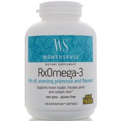Фотография - Омега 3 формула для женщин RxOmega 3 Natural Factors 120 капсул