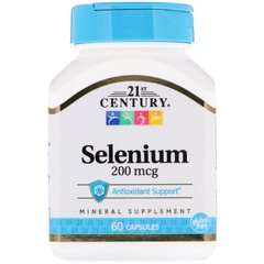 Селен Selenium 21st Century 200 мкг 60 капсул