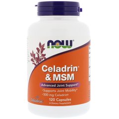 Фотография - Целадрин и МСМ Celadrin & MSM Now Foods 500 мг 120 капсул