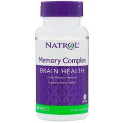 Фотография - Вітаміни для пам'яті Memory Complex Natrol 60 таблеток