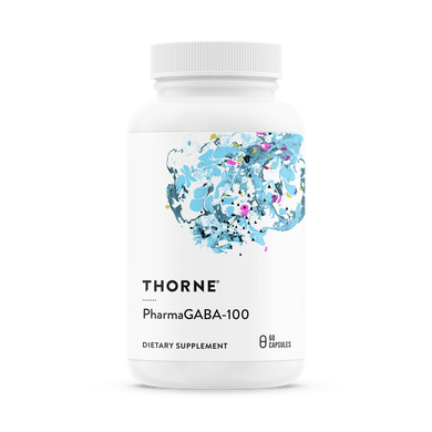 Фотография - Гамма-аминомасляная кислота PharmaGABA-100 Thorne Research 100 мг 60 капсул