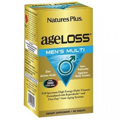 Фотография - Витамины для мужчин AgeLoss Men's Multi Nature's Plus 90 таблеток