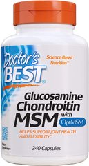 Фотография - Глюкозамин хондроитин Glucosamine Chondroitin MSM Doctor's Best 240 капсул