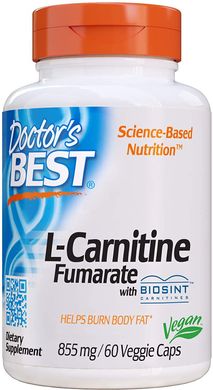 Фотография - L- карнитин фумарат L-Carnitine Fumarate Doctor's Best 855 мг 60 капсул