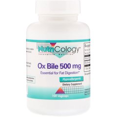 Фотография - Екстракт бичачої жовчі Ox Bile Nutricology 500 мг 100 капсул