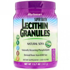 Фотография - Лецитин Lecithin Granules Bluebonnet Nutrition Super Earth гранули 360 г
