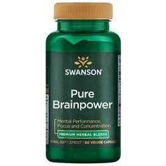 Фотография - Покращення пам'яті та роботи мозку Ultra Pure Brainpower Swanson 60 капсул
