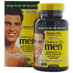 Фотография - Вітаміни для чоловіків Source of Life Men Nature's Plus 60 таблеток