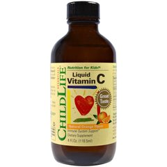 Фотография - Рідкий вітамін С для дітей Vitamin C ChildLife апельсин 118.5 мл