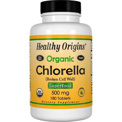 Фотография - Хлорелла Chlorella Healthy Origins органик 500 мг 720 таблеток