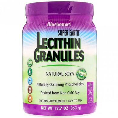 Фотография - Лецитин Lecithin Granules Bluebonnet Nutrition Super Earth гранулы 360 г