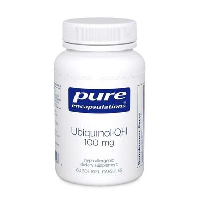 Фотография - Убіхінол-QH Ubiquinol-QH Pure Encapsulations 100 мг 60 капсул