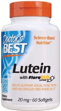 Фотография - Лютеин Lutein with FloraGLO Doctor's Best 20 мг 60 капсул