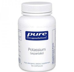 Калій аспартат Potassium aspartate Pure Encapsulations 90 капсул