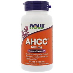 Фотография - Зміцнення імунітету AHCC Immune Support Now Foods 500 мг 60 капсул