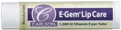 Фотография - Бальзам для губ с витамином E E-Gem Lip Care Carlson Labs 4.3 г