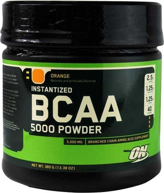 Комплекс BCAA 5000 powder Optimum Nutrition апельсин 380 г