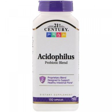 Пробіотики Acidophilus Probiotic 21st Century 150 капсул