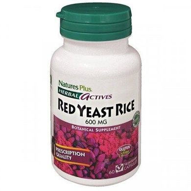Красный дрожжевой рис Red Yest Rice Nature's Plus 600 мг 60 таблеток