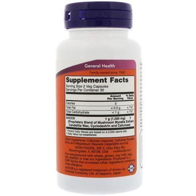Фотография - Зміцнення імунітету AHCC Immune Support Now Foods 500 мг 60 капсул
