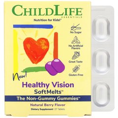 Фотография - Комплекс здоровий зор Healthy Vision SoftMelts ChildLife ягоды 27 жевательных конфет