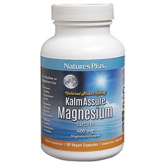 Магний KalmAssure Magnesium Natures Plus 400мг 90 капсул
