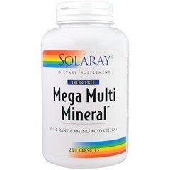Фотография - Мультиминеральный комплекс Mega Multi Mineral Solaray 200 капсул