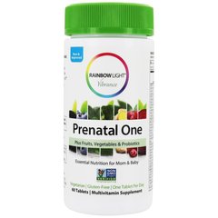 Вітаміни для вагітних Prenatal One Rainbow Light 60 таблеток