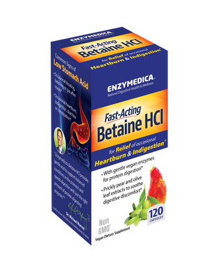 Фотография - Бетаин Betaine HCI Enzymedica 120 капсул