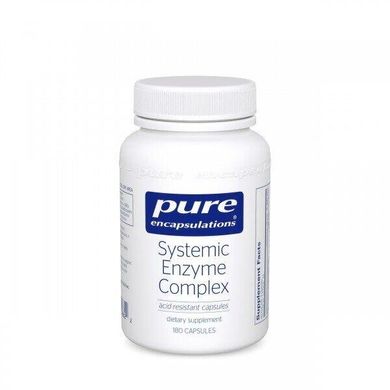 Фотография - Ферменти для суглобів тканин і м'язів Systemic Enzyme Complex Pure Encapsulations комплекс 180 капсул