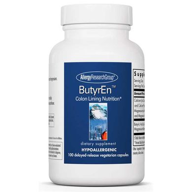 Фотография - Масляна кислота ButyrEn Allergy Research 100 таблеток