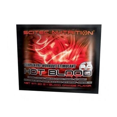 Предтренировочный комплекс Hot Blood 3.0 Scitec Nutrition красный апельсин 20 г