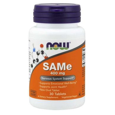 Фотография - Аденозилметионин SAM-e Now Foods 400 мг 60 таблеток