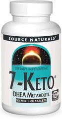 Фотография - 7 кето Дегидроэпиандростерон 7-Keto DHEA Metabolite Source Naturals 50 мг 60 таблеток