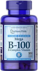 Витамин В-100 комплекс Vitamin B-100® Puritan's Pride 100 каплет