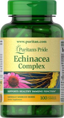 Комплекс эхинацеи Echinacea Complex Puritan's Pride 450 мг 100 капсул