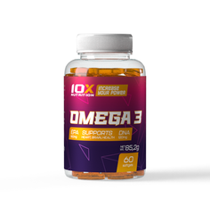 Фотография - Рыбий жир Omega 3 10X Nutrition EPA 180 мг 60 капсул